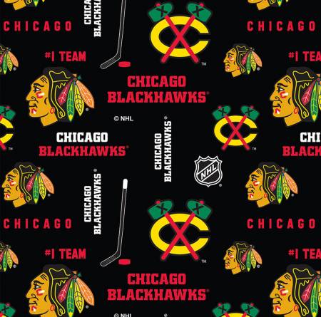 Chicago Blackhawks Allover (1/4 Yard)