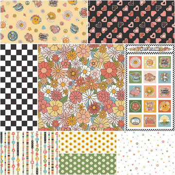 BESTIES: 1-Yard Bundle-Multi (9 pc)