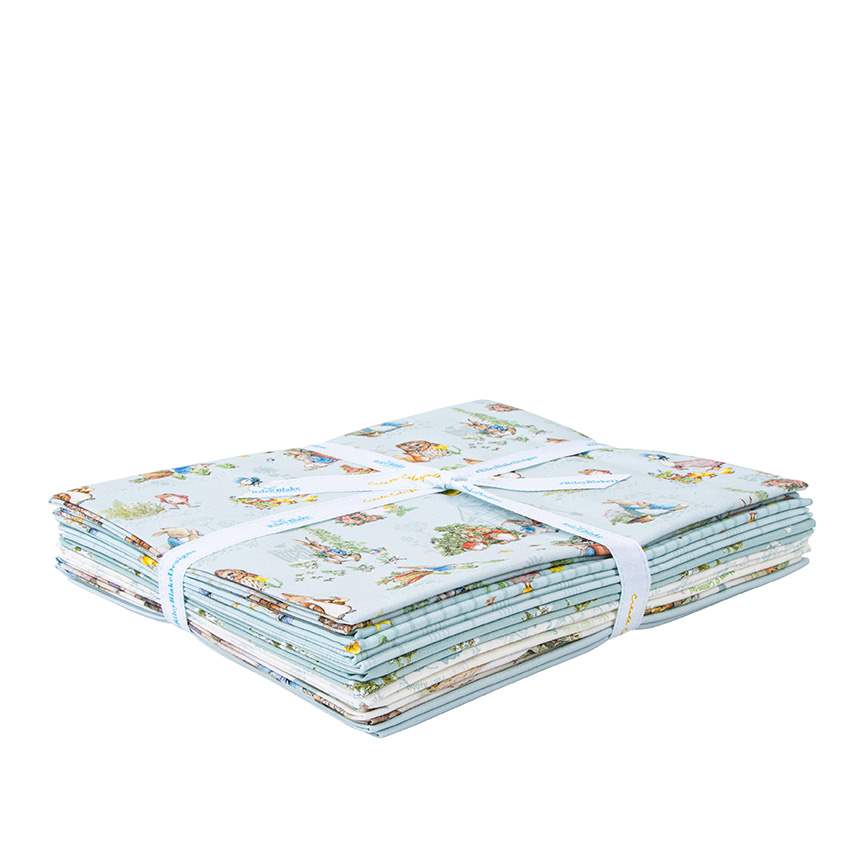 PETER RABBIT & FRIENDS: 1-Yard Bundle-Blue (8 pc)