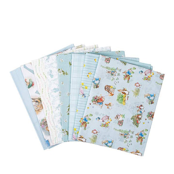 PETER RABBIT & FRIENDS: 1-Yard Bundle-Blue (8 pc)