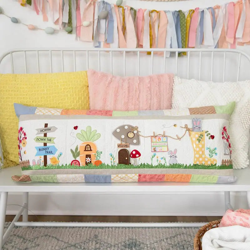 Kimberbell: Hoppin' Down the Bunny Trail Bench Pillow Kit