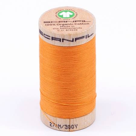 Scanfil Organic Cotton Thread 30wt- Blazing Orange