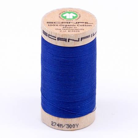 Scanfil Organic Cotton Thread 30wt- Nautical Blue