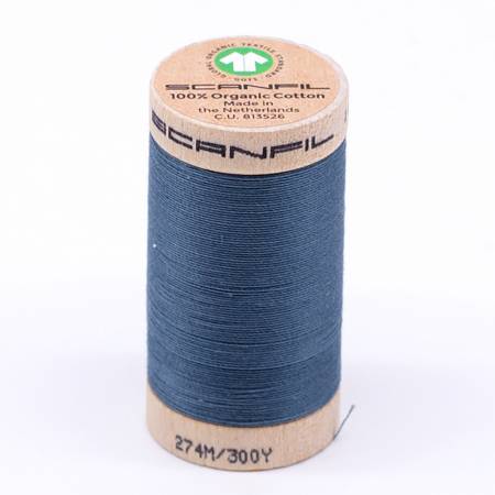 Scanfil Organic Cotton Thread 30wt- Aegean Blue