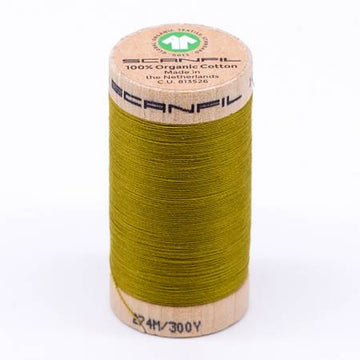 Scanfil Organic Cotton Thread 30wt- Green Envy