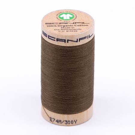 Scanfil Organic Cotton Thread 30wt- Lead Grey