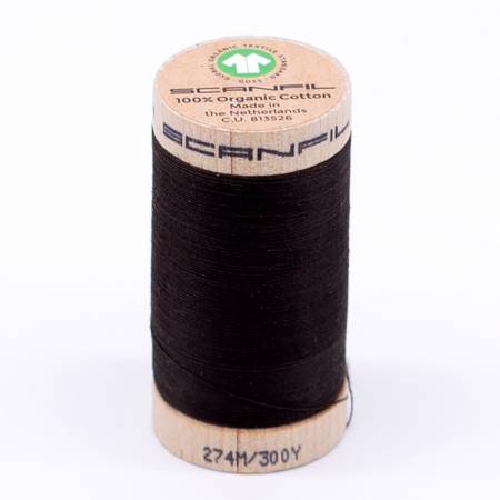 Scanfil Organic Cotton Thread 30wt- Licorice