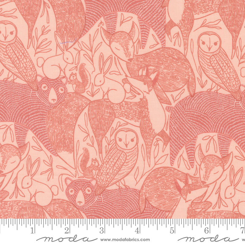 WOODLAND WONDER: Woodland Wonder-Blush (1/4 Yard)