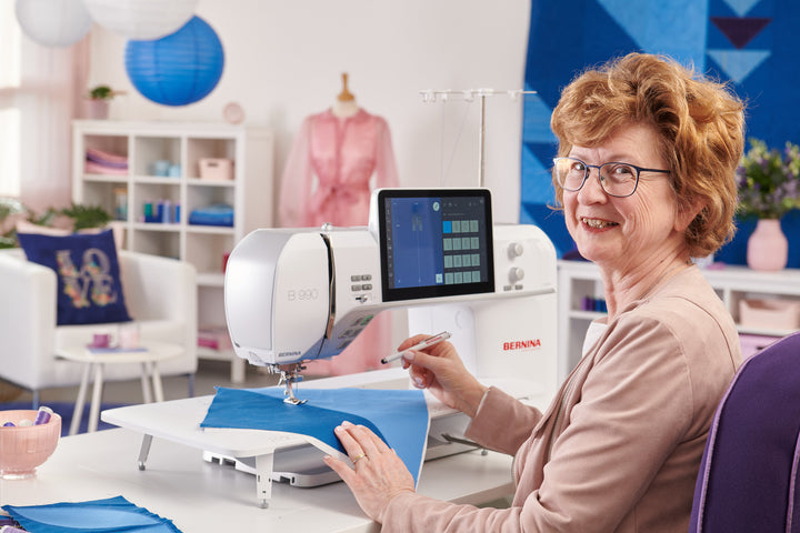 The new BERNINA 990 is waiting for you to give her a spin