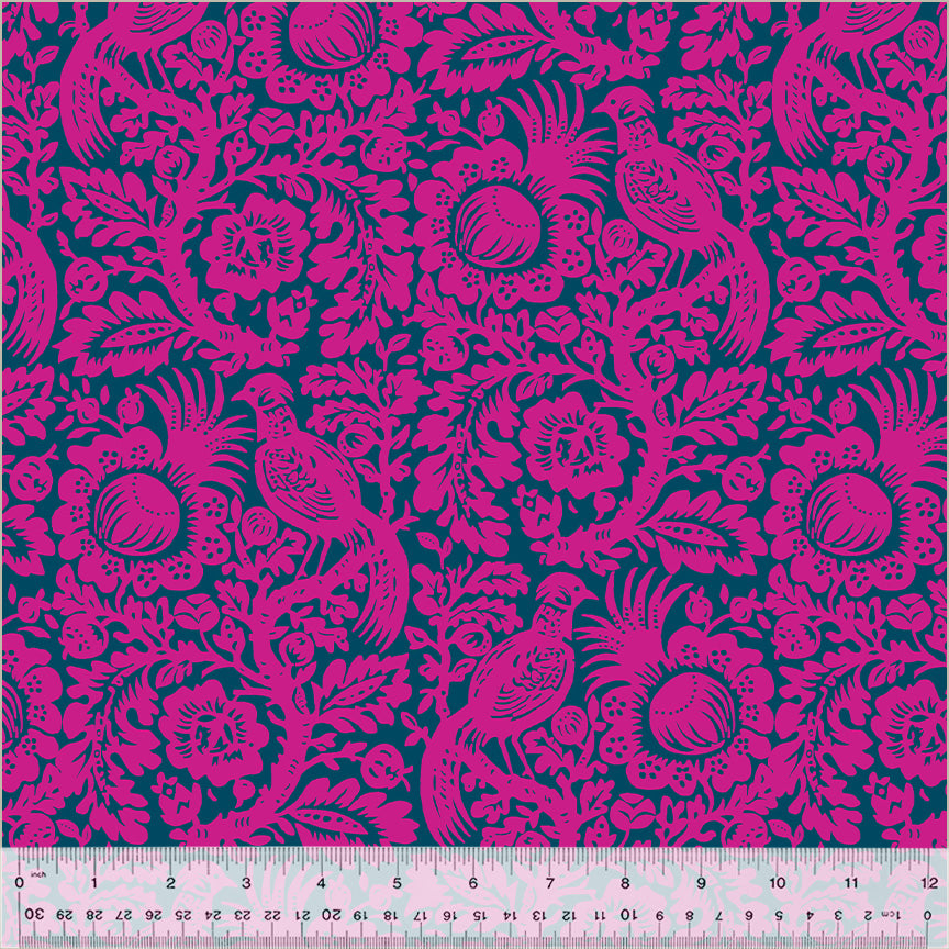 WEST PALM BEACH: Rachael Daisy-Magenta (1/4 Yard)