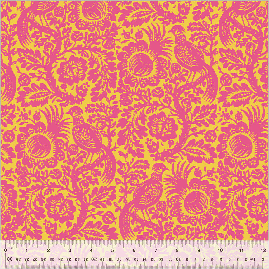 WEST PALM BEACH: Rachael Daisy-Yellow (1/4 Yard)