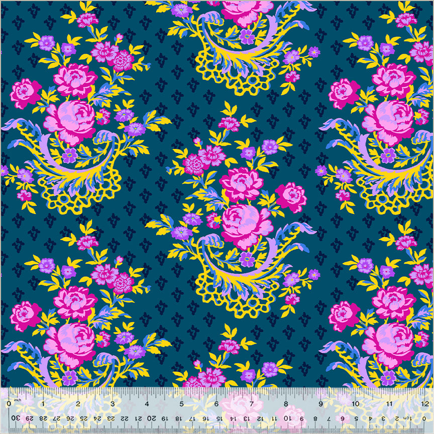 WEST PALM BEACH: Michelle-Dark Teal (1/4 Yard)