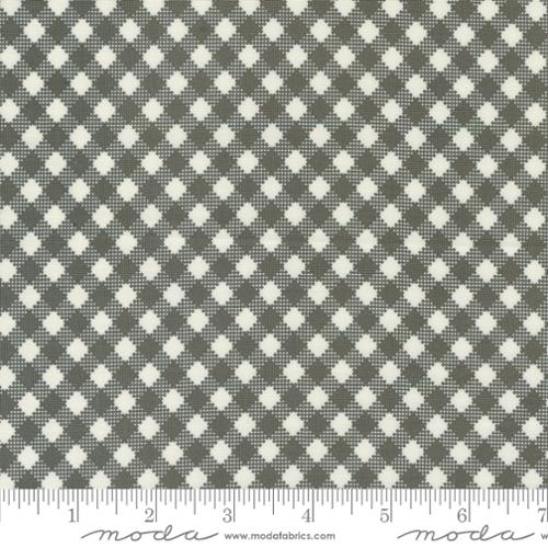 FRAMSTEAD: Bias Gingham-Charcoal (1/4 Yard)