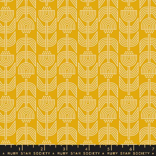 Ruby Star Society WOODLAND PARK: Ironworks-Goldenrod (1/4 Yard)