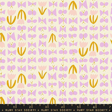 Ruby Star Society BIRD IS THE WORD: Butterflies-Natural (1/4 Yard)