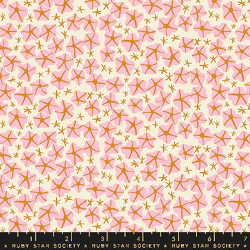 Ruby Star Society BIRD IS THE WORD: Moonflower-Natural (1/4 Yard)