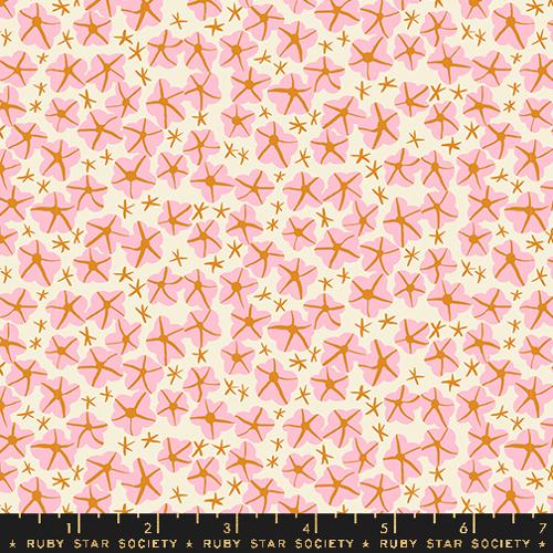 Ruby Star Society BIRD IS THE WORD: Moonflower-Natural (1/4 Yard)