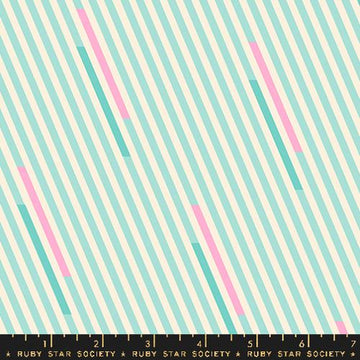 Ruby Star Society EYE CANDY: Stripe-Frost (1/4 Yard)