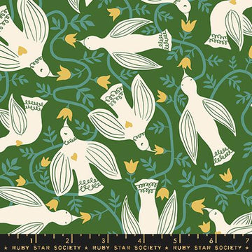 Ruby Star Society ENDPAPER: Hummingbirds-Sarah Green (1/4 Yard)