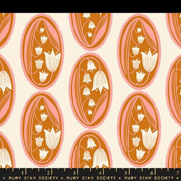 Ruby Star Society ENDPAPER: Lily Of The Cameo-Natural (1/4 Yard)