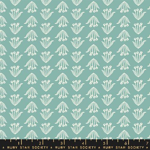 Ruby Star Society ENDPAPER: Crocus-Water (1/4 Yard)