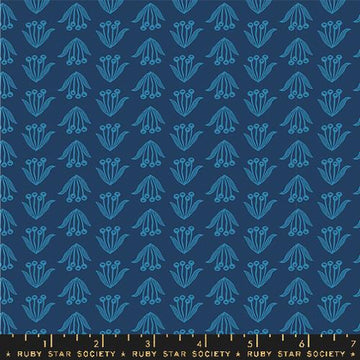 Ruby Star Society ENDPAPER: Crocus-Bluebell (1/4 Yard)