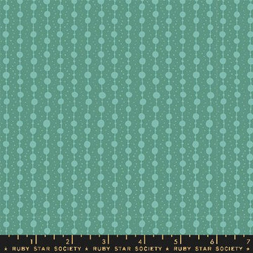 Ruby Star Society ENDPAPER: Pearls-Watercress (1/4 Yard)