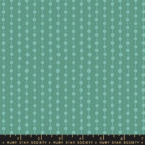 Ruby Star Society ENDPAPER: Pearls-Watercress (1/4 Yard)