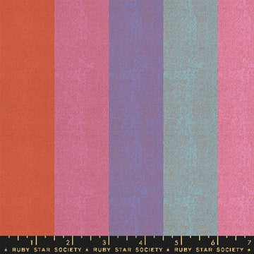 Ruby Star Society Warp Weft-OOH LUCKY LUCKY: Poolside Stripe-Peony (1/4 Yard)