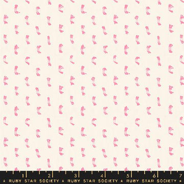 Ruby Star Society Warp Weft-OOH LUCKY LUCKY: Flicker-Natural Pink (1/4 Yard)