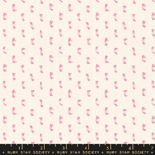 Ruby Star Society Warp Weft-OOH LUCKY LUCKY: Flicker-Natural Pink (1/4 Yard)