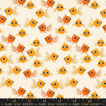 Ruby Star Society ANIMAL ANIMAL: Goldfish-Orange (1/4 Yard)