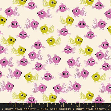 Ruby Star Society ANIMAL ANIMAL: Goldfish-Heliotrope (1/4 Yard)