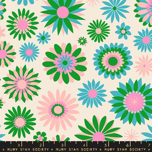 Ruby Star Society CAROUSEL: Kaleidoscope-Natural (1/4 Yard)