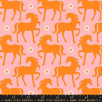 Ruby Star Society CAROUSEL: Fancy Horse-Balmy (1/4 Yard)