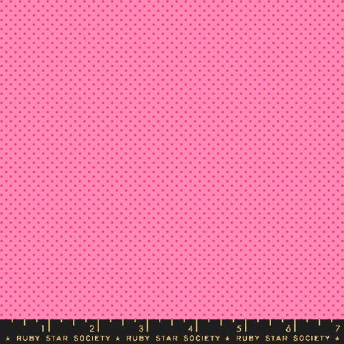 Ruby Star Society OOH LUCKY LUCKY: Mini Dot-Lucky Pink (1/4 Yard)