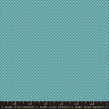 Ruby Star Society OOH LUCKY LUCKY: Mini Dot-Turquois (1/4 Yard)