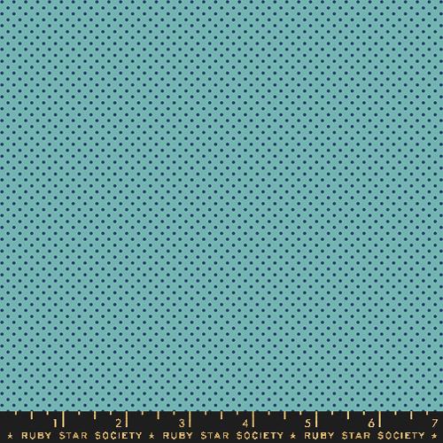 Ruby Star Society OOH LUCKY LUCKY: Mini Dot-Turquois (1/4 Yard)