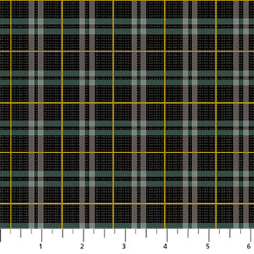 WINTER DREAMS: Gingham-Black (1/4 Yard)