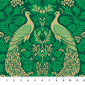 Wild Abandon: Rogue & Scoundrels- Teal (1/4 Yard)