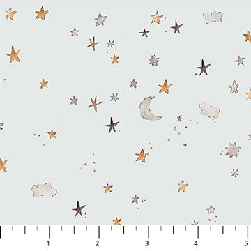 COTTON-TALE: Stars-Gray