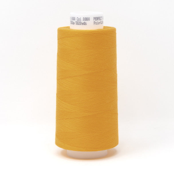 PERFECT QUILTING THREAD: 50wt cotton/poly 3500m-0800