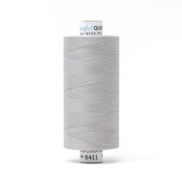 PERFECT QUILTING THREAD: 50wt cotton/poly 1000m-0411