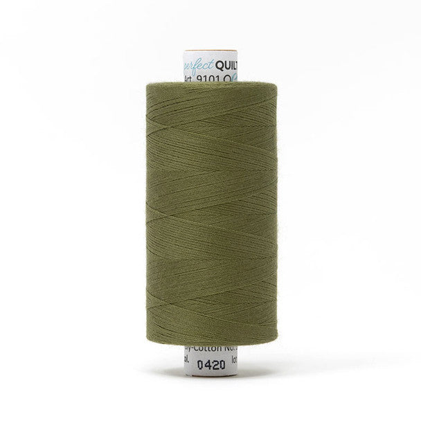 PERFECT QUILTING THREAD: 50wt cotton/poly 1000m-0420