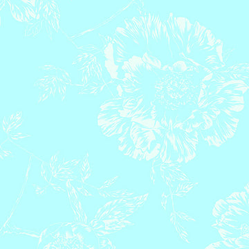 Shadow Flowers Backing WIDE: Seafoam (1/4 Yard)