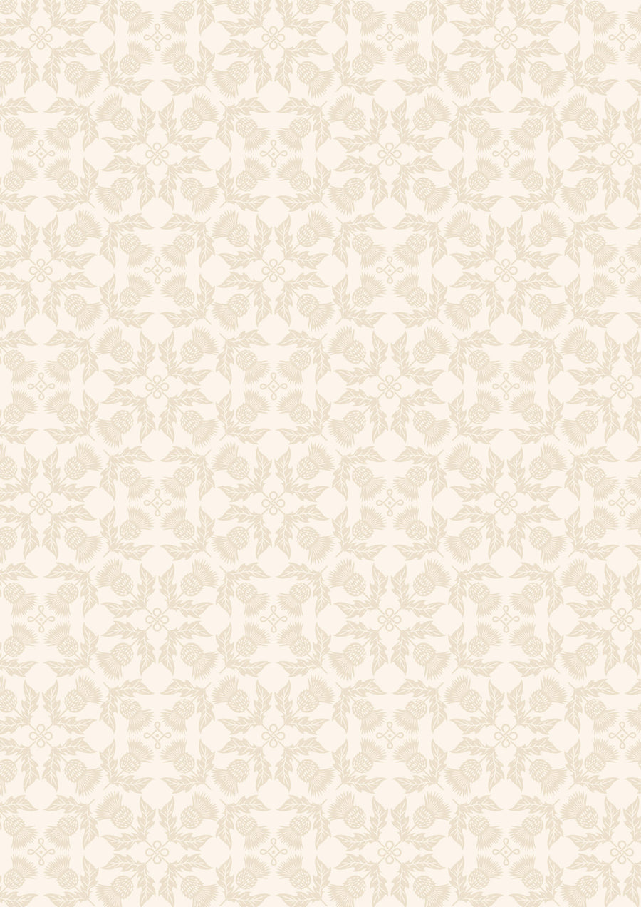 HIGHLANDS: Thistle-Light Cream (1/4 Yard)