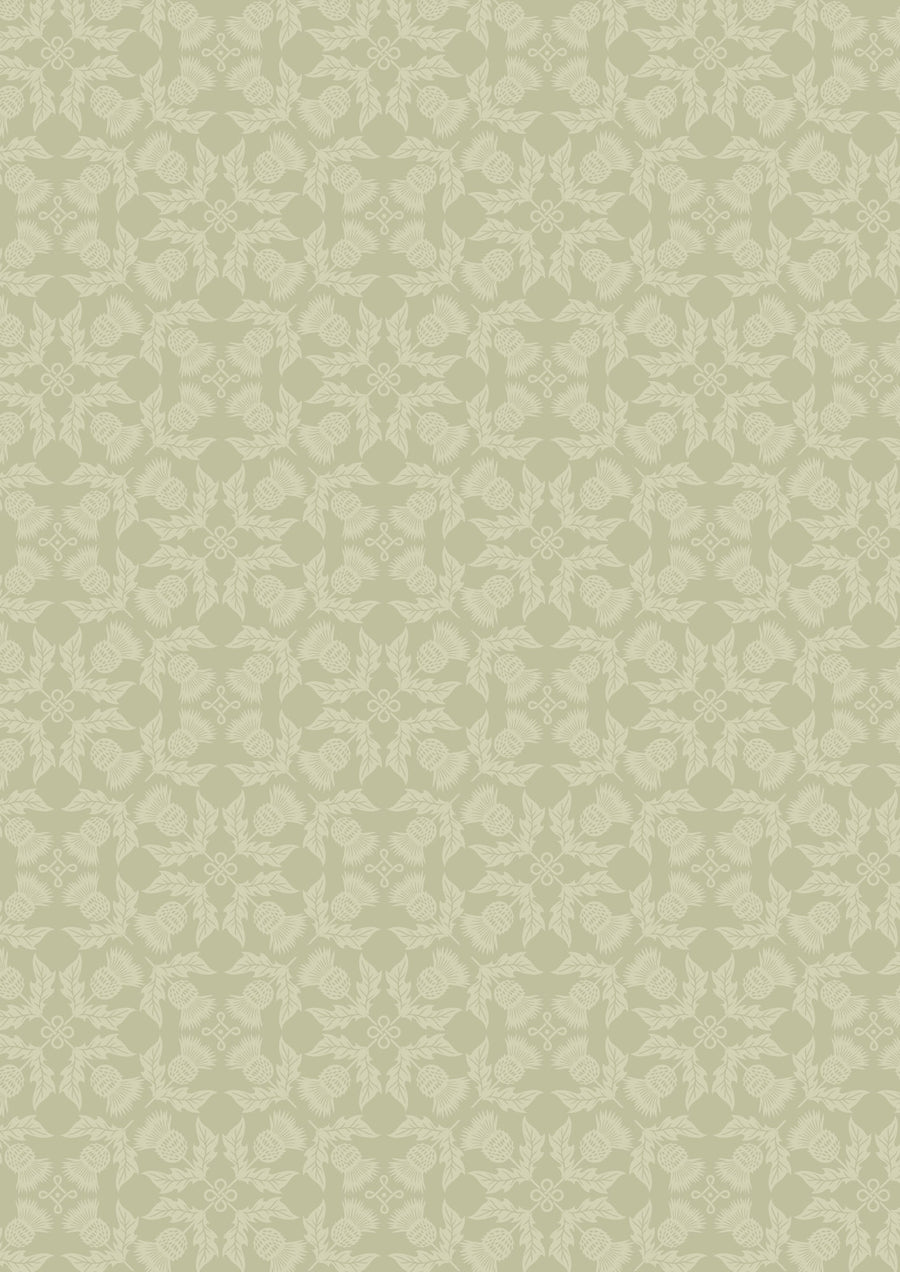 HIGHLANDS: Thistle-Sage Green (1/4 Yard)