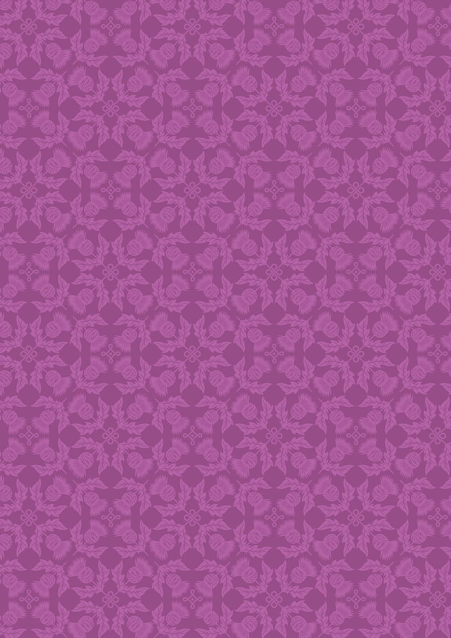 HIGHLANDS: Thistle-Purple (1/4 Yard)