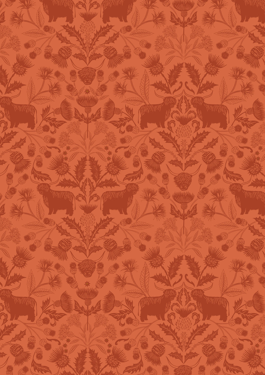 HIGHLANDS: Highlands-Highland Orange (1/4 Yard)