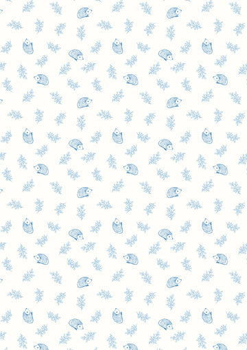 FORGET-ME-NOT LANE: Little Hedgehog-Cream (1/4 Yard)